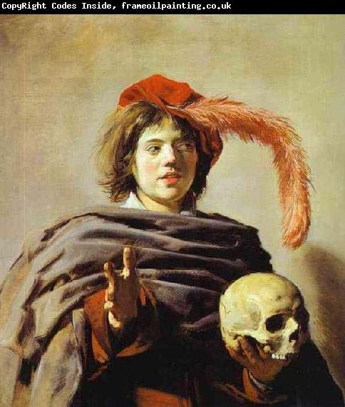 Frans Hals Youth with a Skull